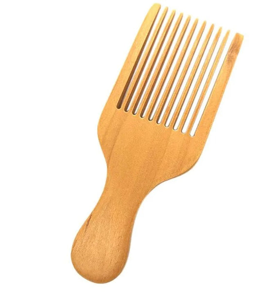 Médiator afro en bois de lotus
