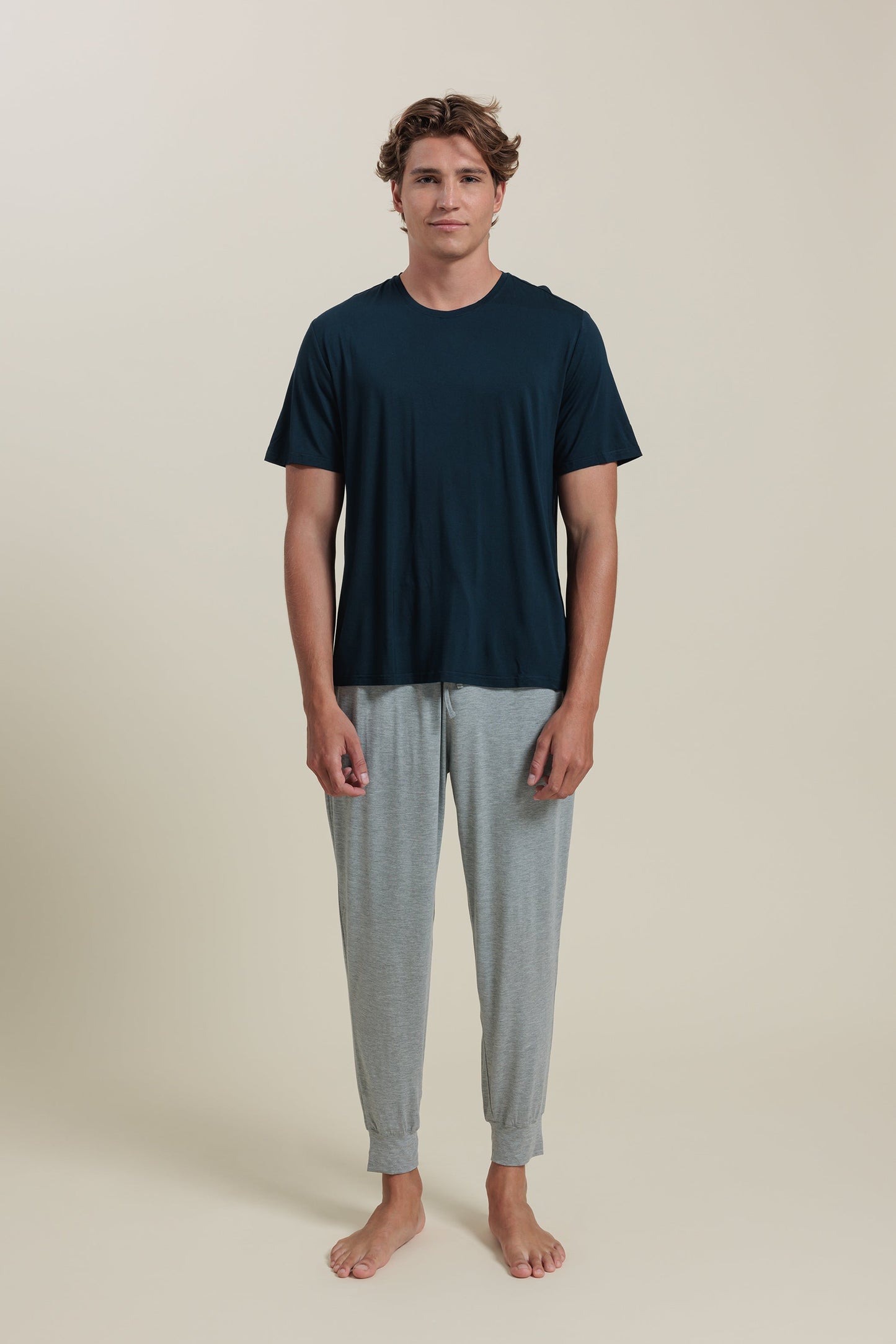Sleepwear Set | Men’s Bamboo Tee & Jogger Set